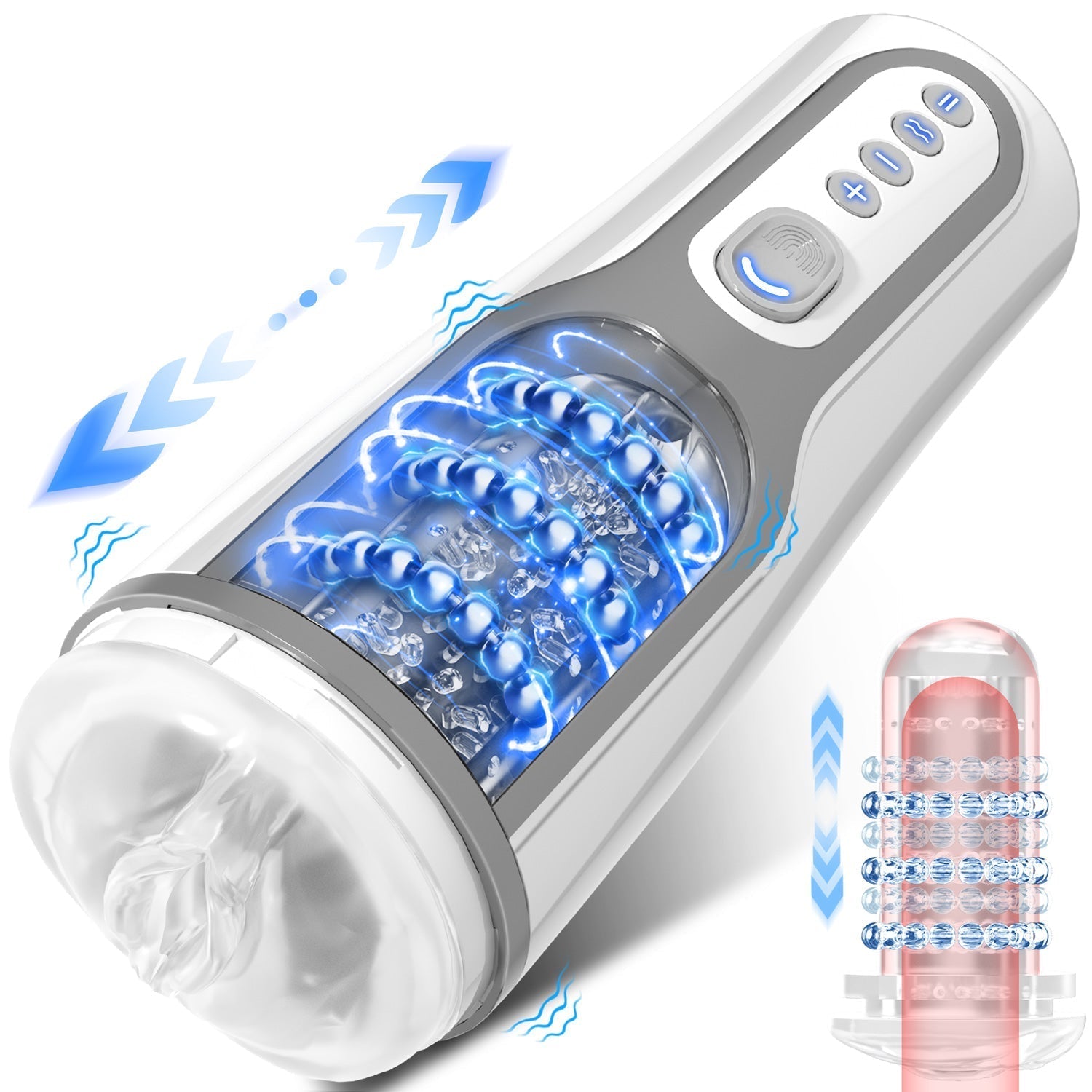 Elite Rotating Roller Stroker - Sensual Sensation & Intense Stimulation