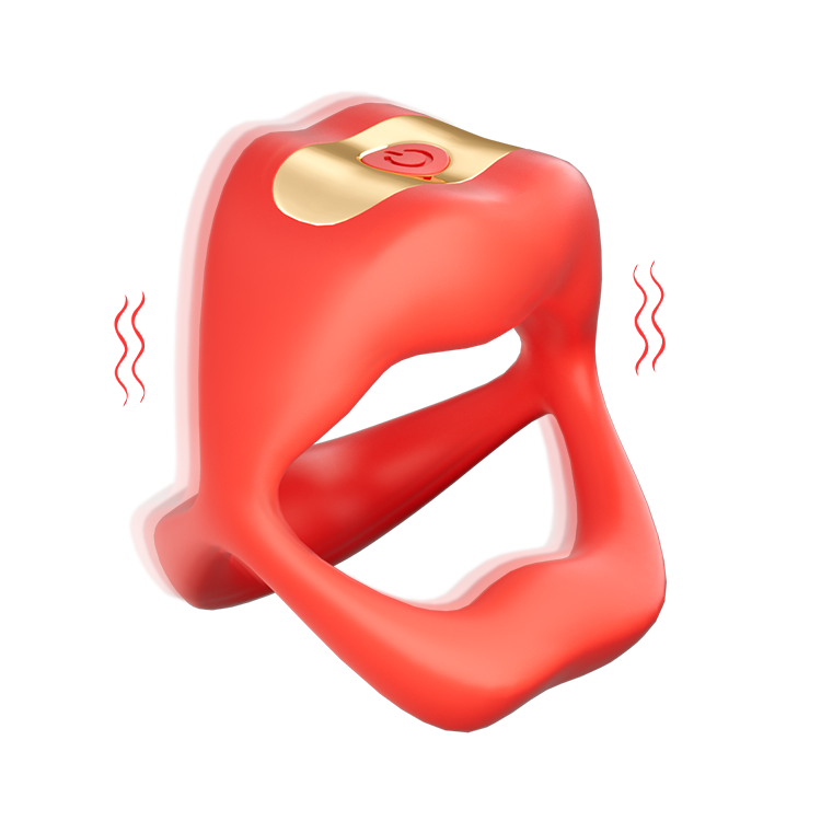 Smart Mouth-Style Performance Ring - App-Controlled Intimacy