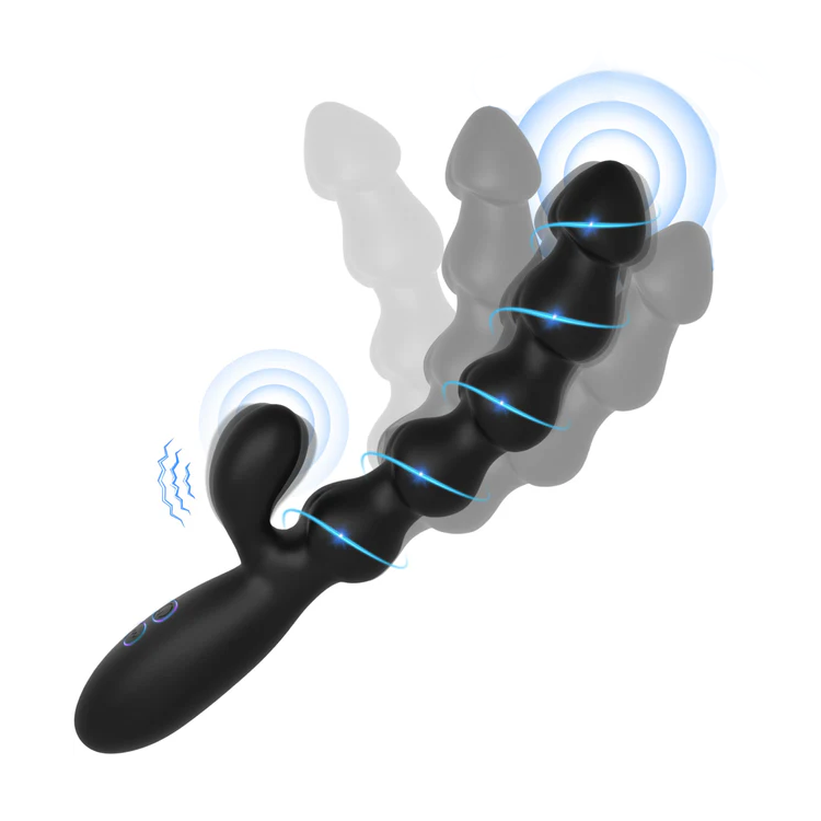 Advanced Dual-Motor Anal Wellness Beads - High-Intensity Vibration