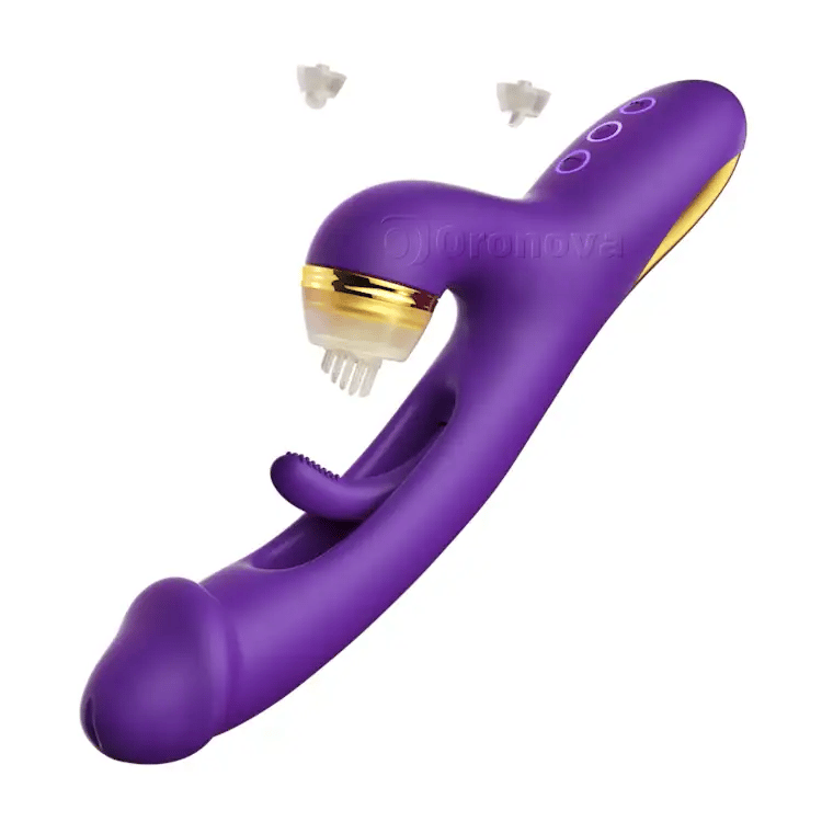 Ultimate Flapping G-Spot Massager - Tapping, Tickling & Licking Sleeves
