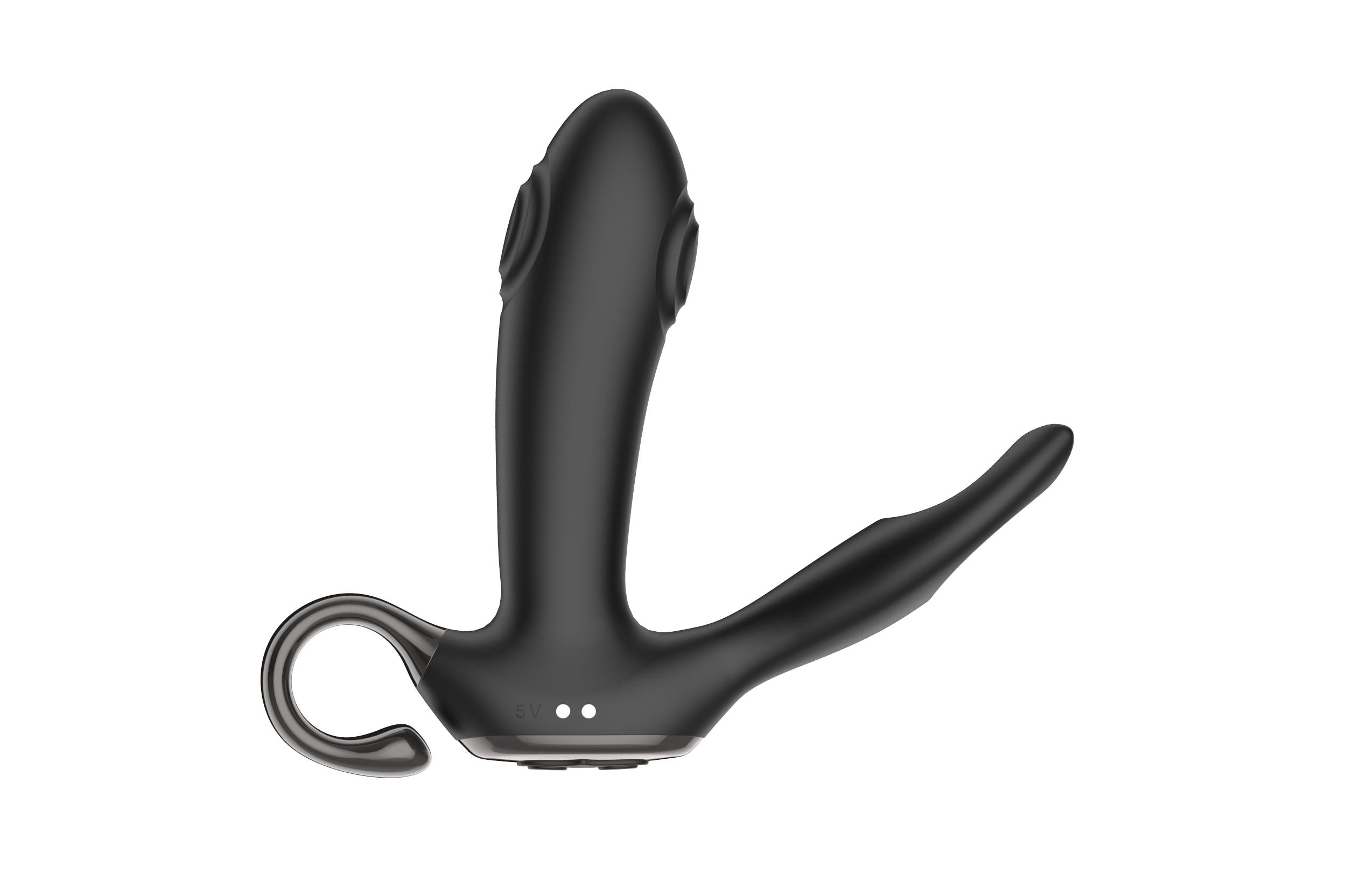 Precision Tapping Prostate Massager - Vibrating Hooked Design for Men