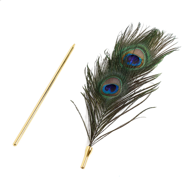 Elegant Feather Tickler - Sensual Teasing & Intimacy Accessory
