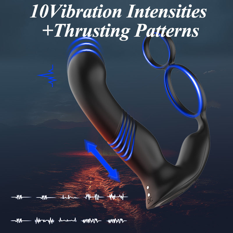 Precision Thrusting Prostate Massager - Tapping & Vibrating Technology