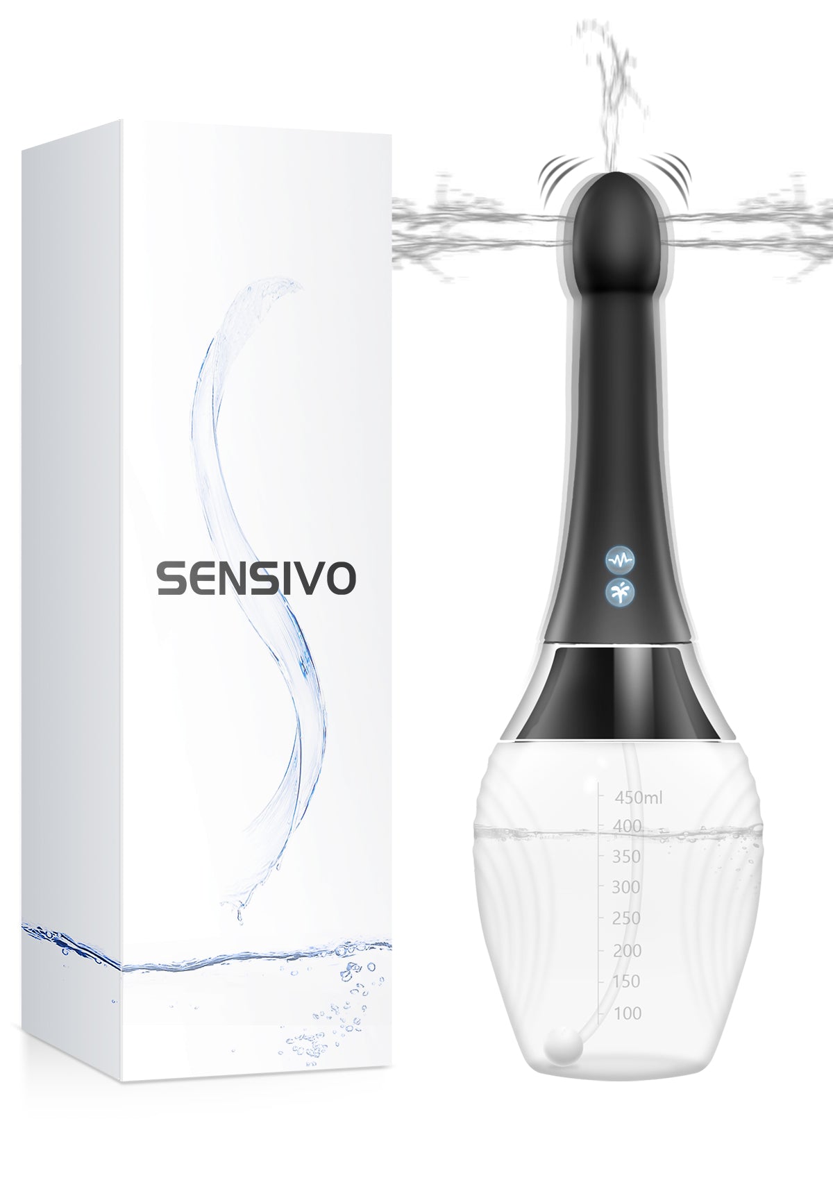 Advanced Vibrating Anal Douche - Spray Cleaning & Wellness Solution