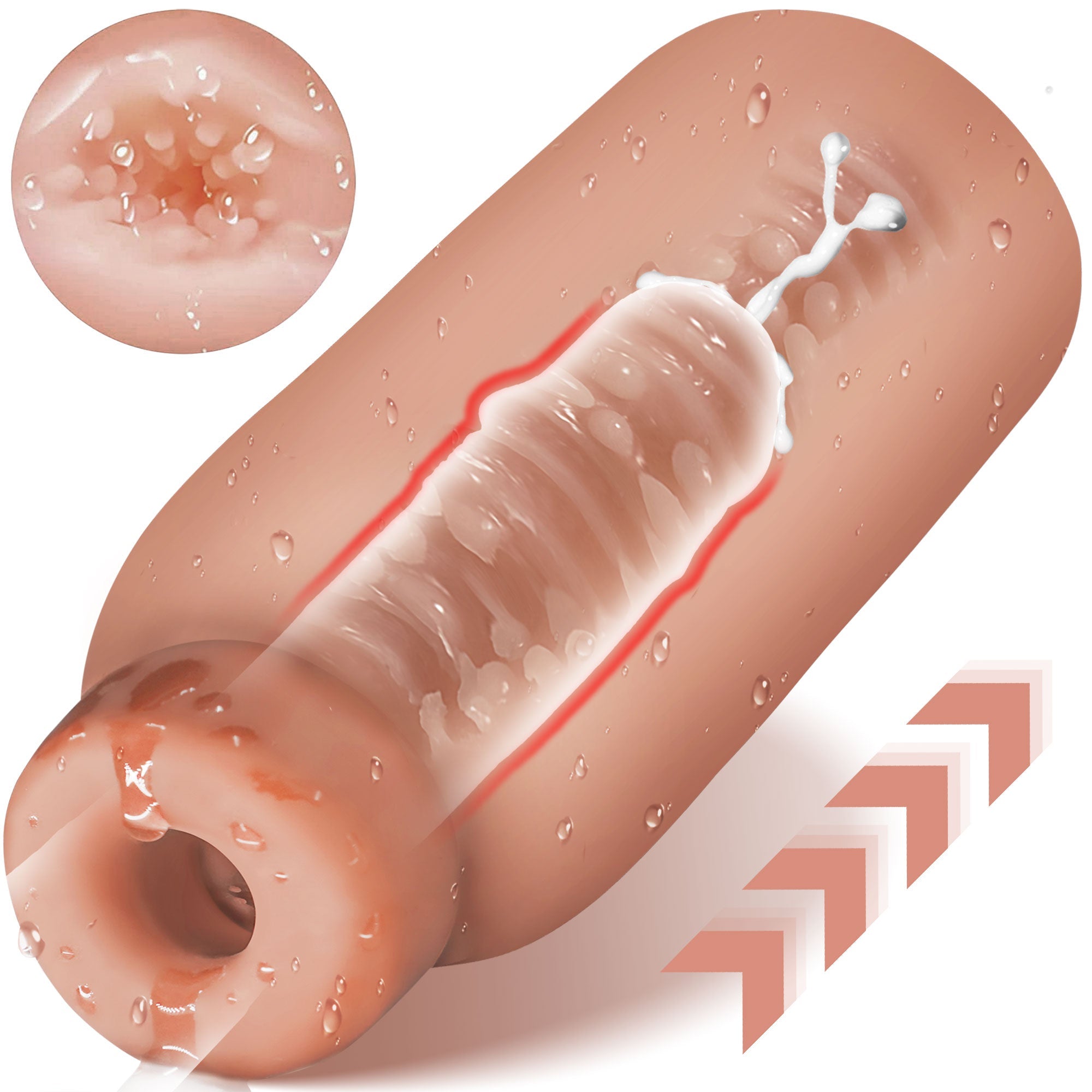 Elite Sucking Performance Stroker - Realistic Texture & Compact Design