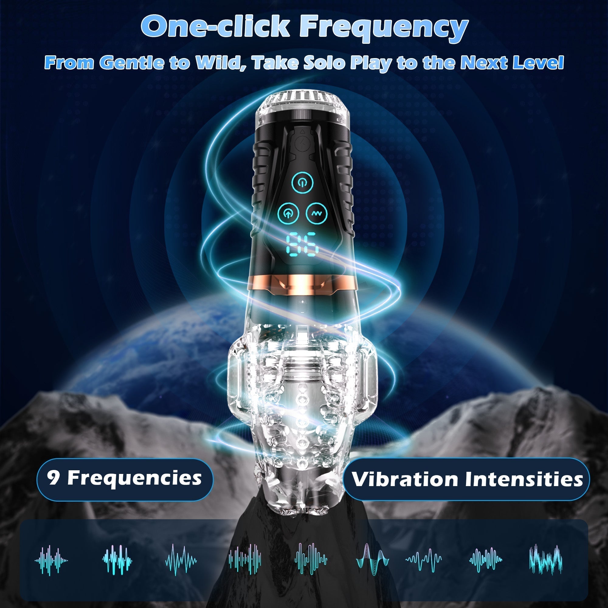 Advanced 10-Mode Suction Stroker - Multi-Functional Performance