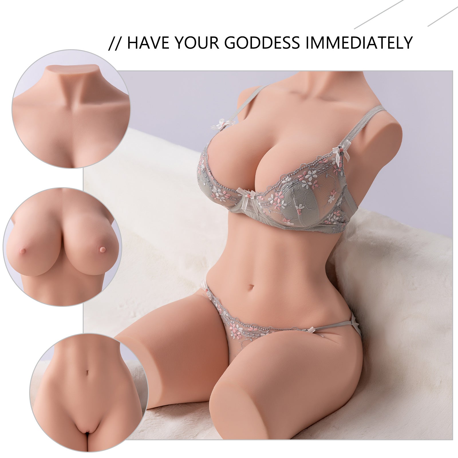 Eleanor: 47lb Realistic Personal Model - Life-Size Contoured Excellence