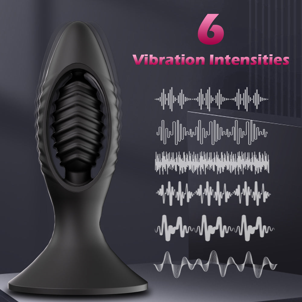 Smart App-Controlled Anal Plug - Versatile Vibrating Wellness Tool
