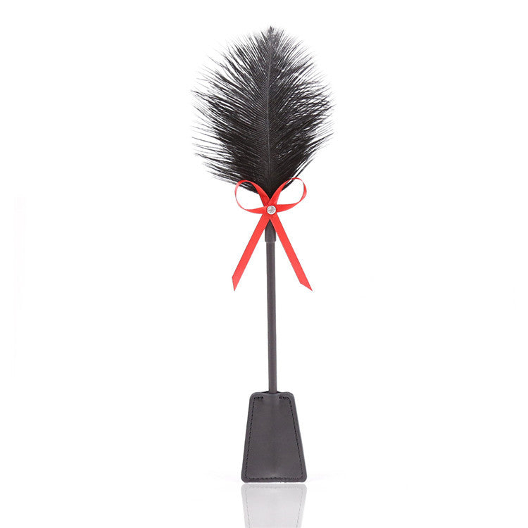 Versatile 2-in-1 Feather Tickler & Seductive Paddle