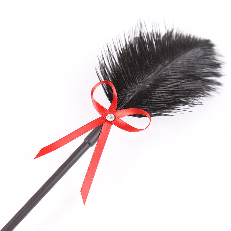 Versatile 2-in-1 Feather Tickler & Seductive Paddle