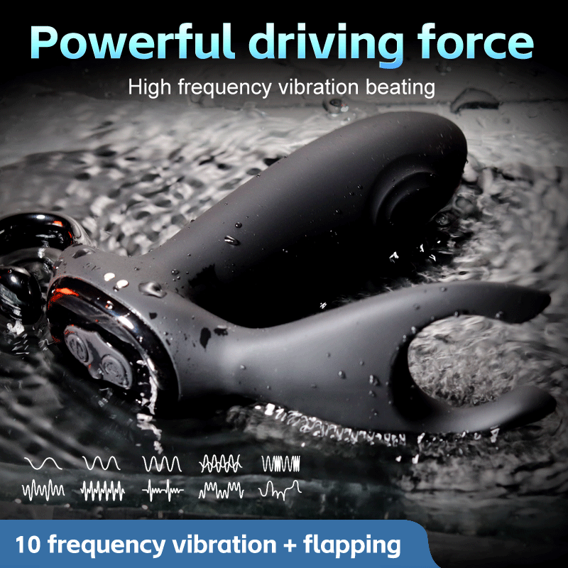 Precision Tapping Prostate Massager - Vibrating Hooked Design for Men