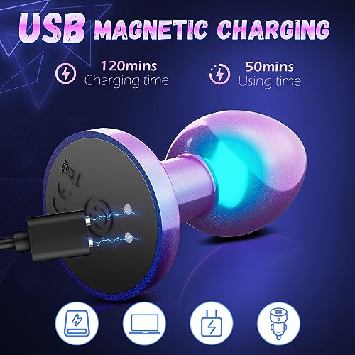 Smart App-Controlled Anal Plug - Discreet Vibrating Wellness Tool