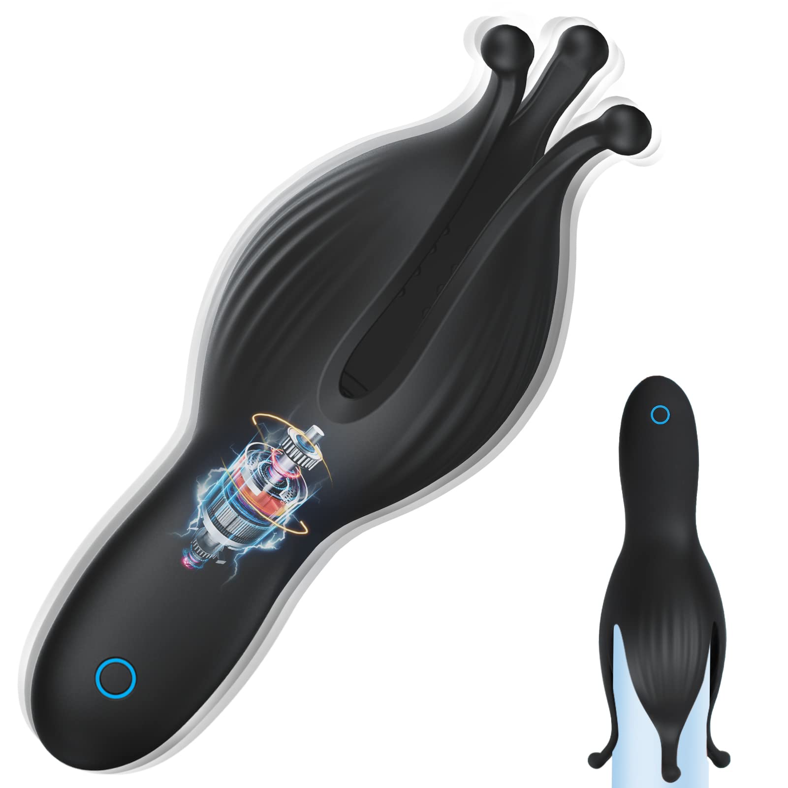 Playful Bunny Ears Personal Massager - Compact Vibrating Tech