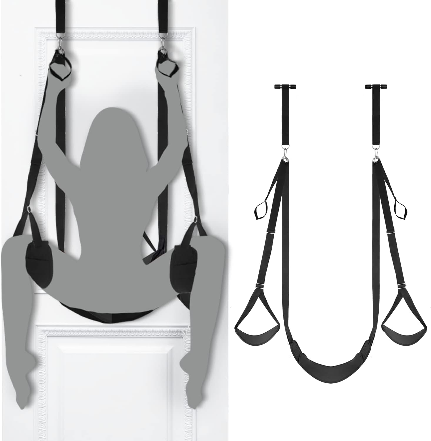 Elite Customizable Doorway Swing - Premium Bondage Sling for Couples