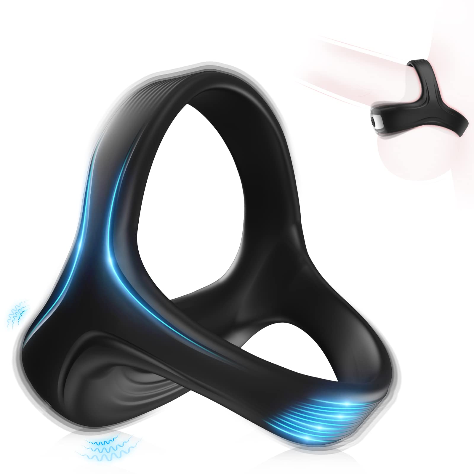 Sleek Black Performance Ring - Customizable Stamina Settings