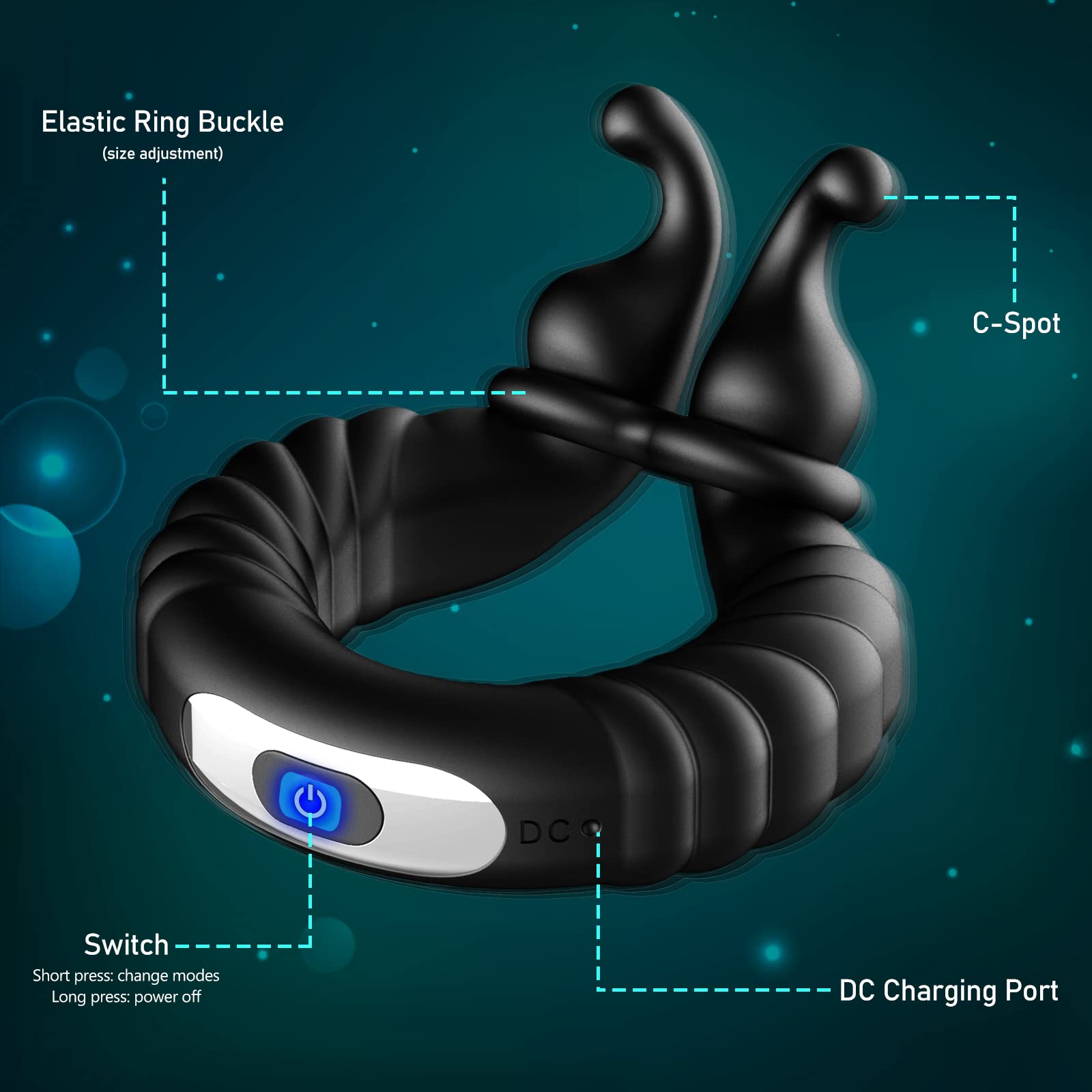 Ergonomic Thumb Intimacy Ring - Precision Stimulation for Couples