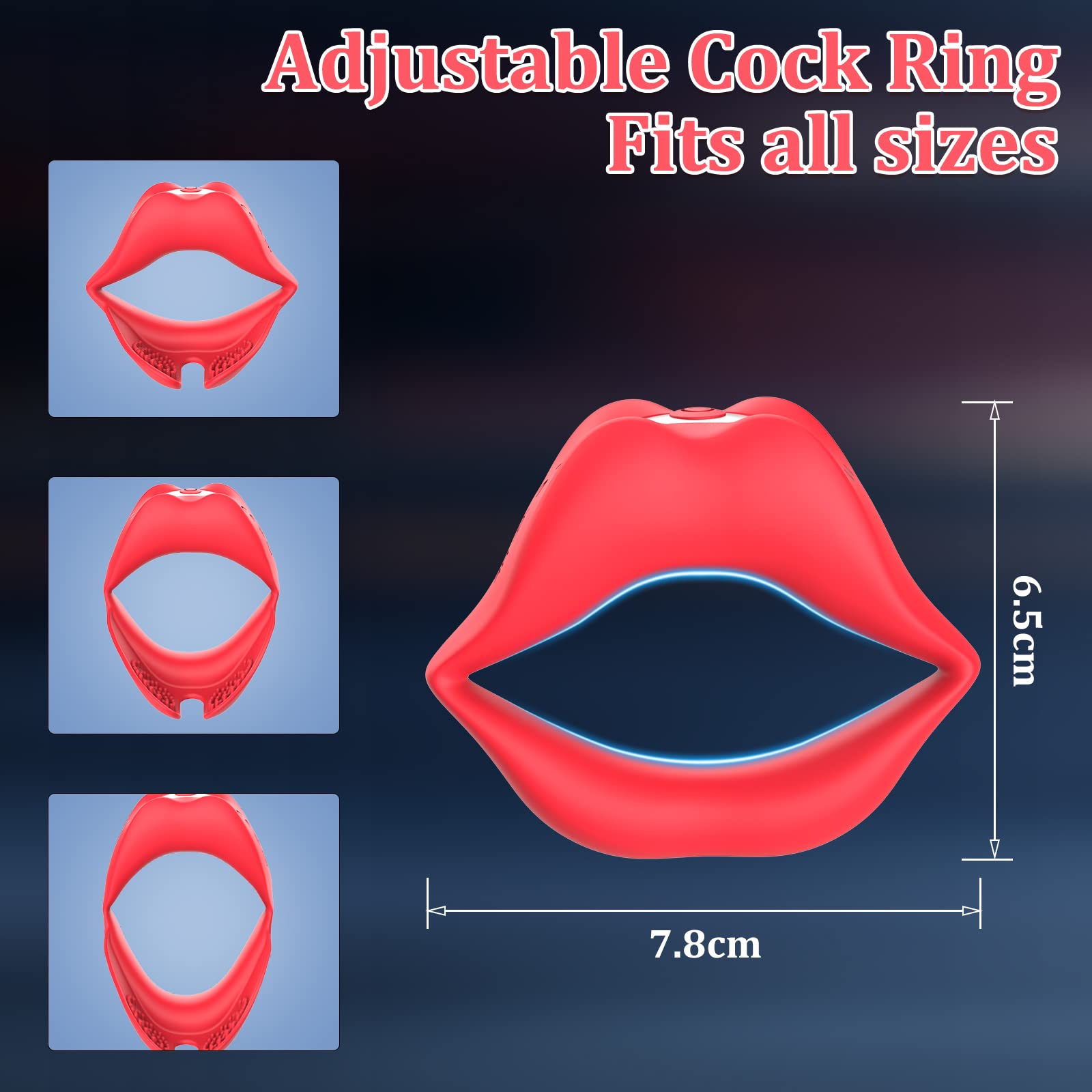 Premium Silicone Adjustable Ring - Soft Comfort Performance Tool