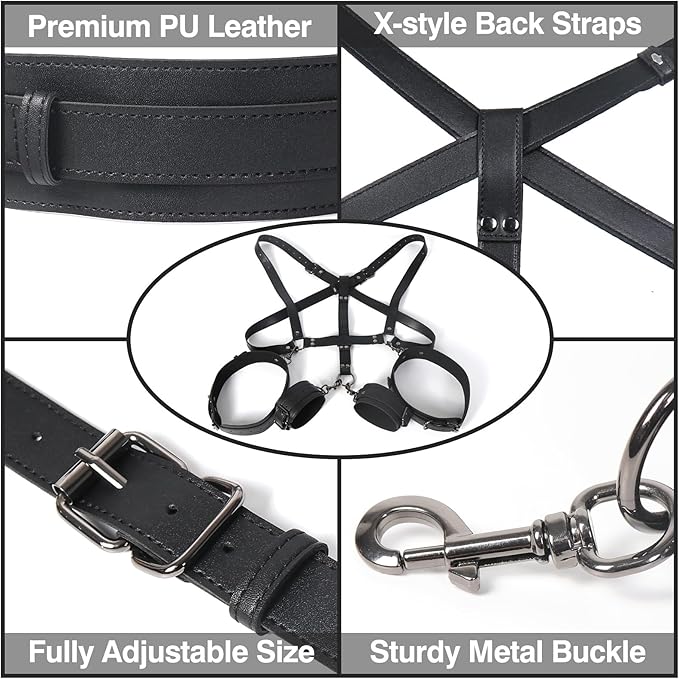 Ultimate 3-in-1 Reversible Restraint Kit - Versatile Bondage Essentials