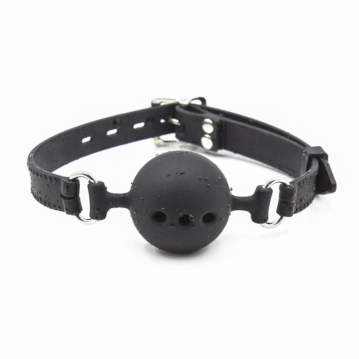Premium Adjustable Silicone Ball Gag - Soft Bondage Essential (S/M/L)