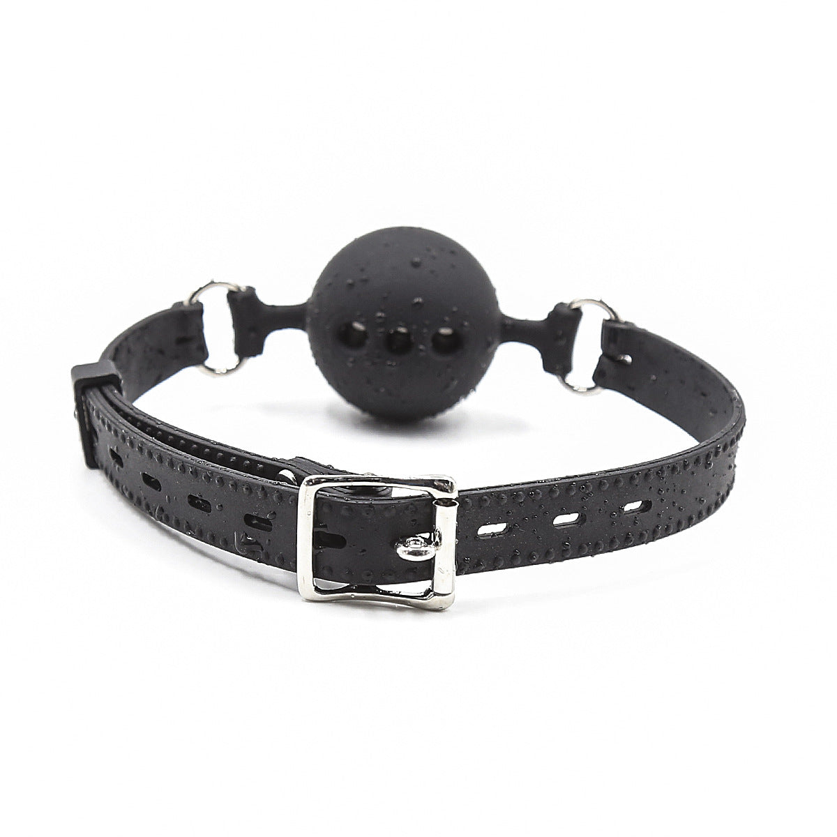 Premium Adjustable Silicone Ball Gag - Soft Bondage Essential (S/M/L)
