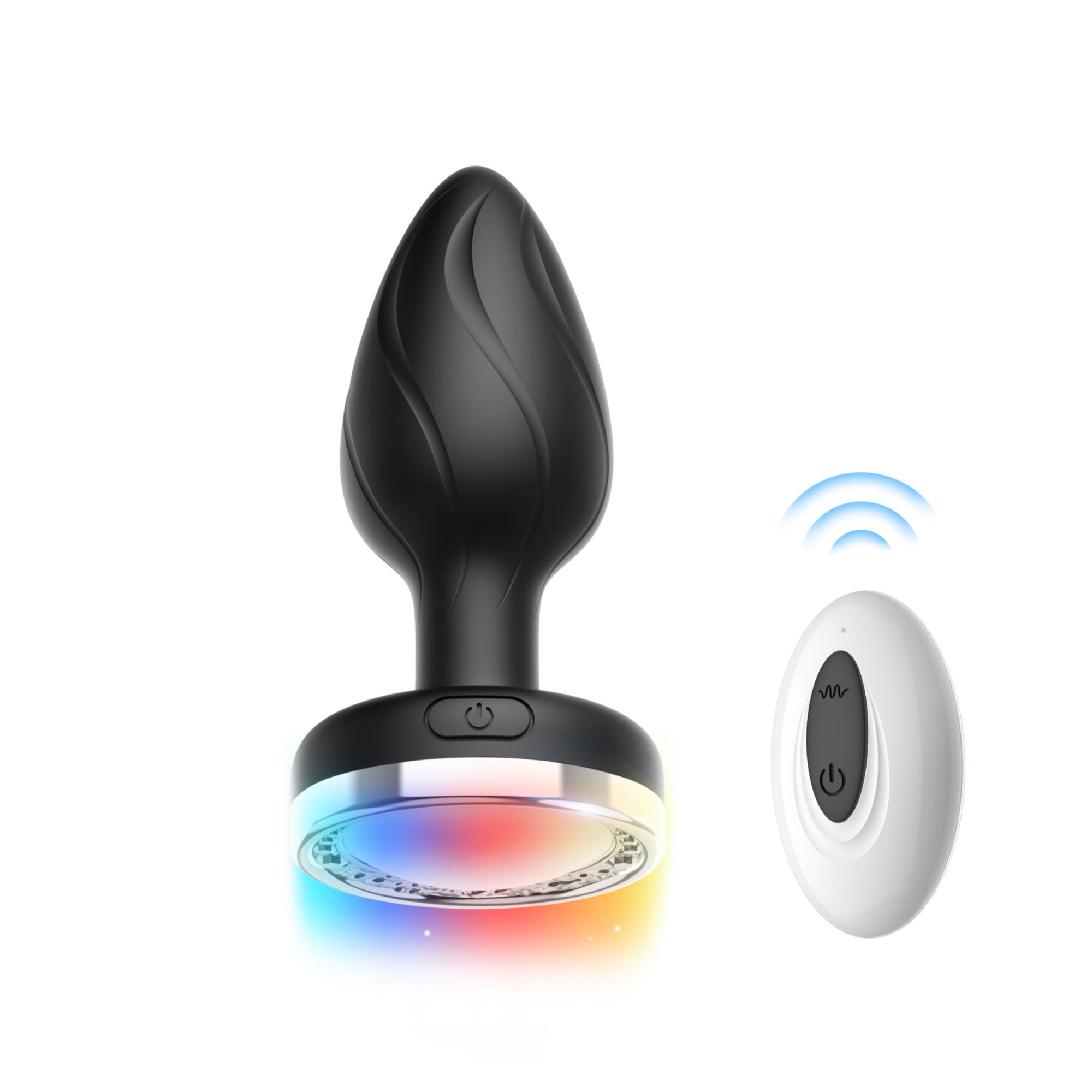 Advanced LED Anal Wellness Plug - High-Intensity Vibrating Technology