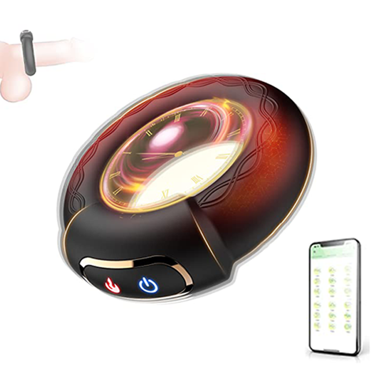 Compact Heating Performance Ring - Vibrating Stamina & Comfort Tool