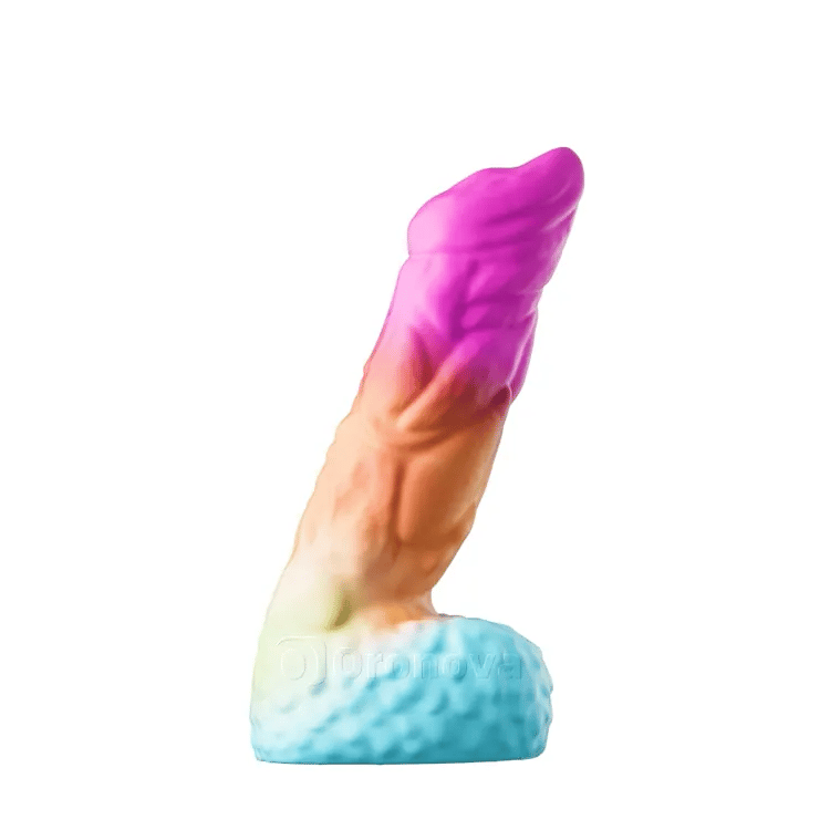 Elite 8-Inch Realistic Silicone Massager - Strong Suction Base Design