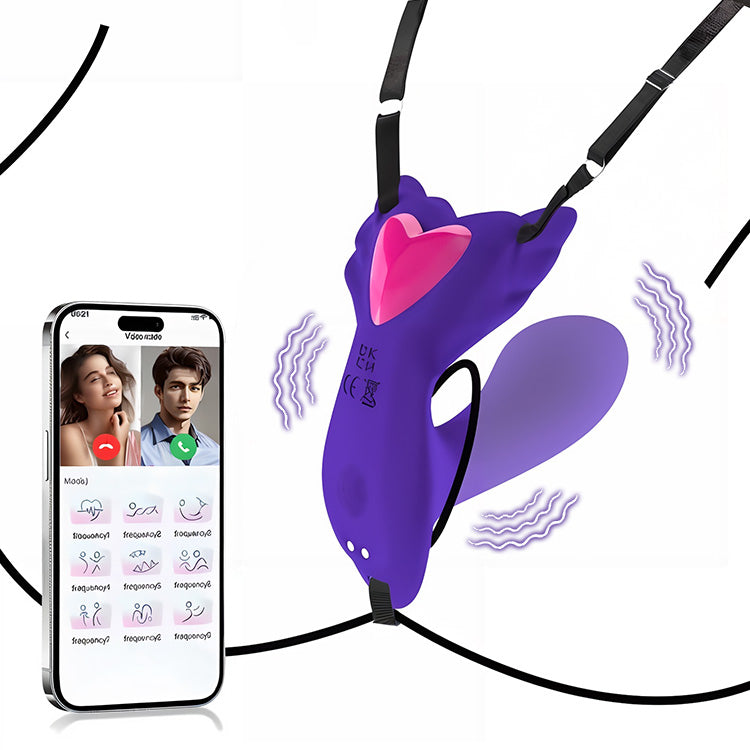 Smart Dual-Motor Wearable Massager - App-Controlled G-Spot Stimulation
