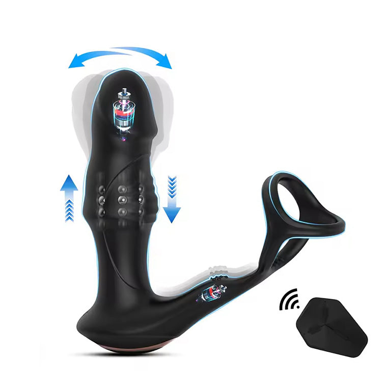 Elite Vibrating Anal Wellness Tool - Integrated Performance Ring