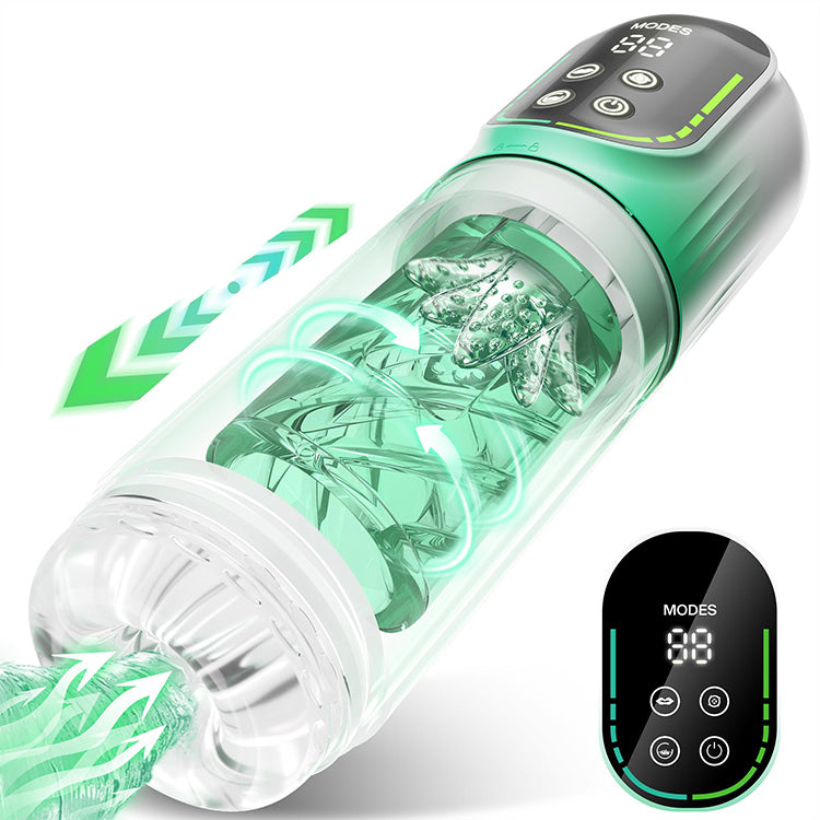 Ultimate 9-in-1 Performance Stroker - Licking & Suction Technology