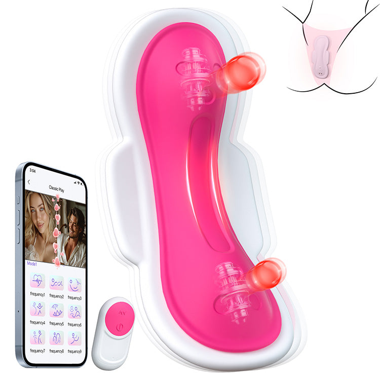 Discreet App-Controlled Panty Massager - Remote Intimacy for Couples