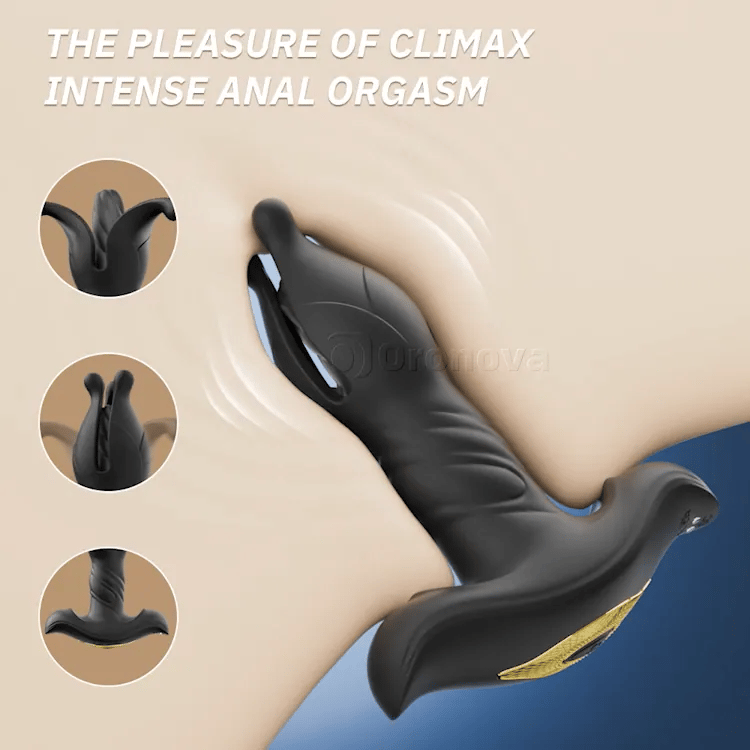 Smart Expanding Anal Massager - 9-Mode Vibration & Thrusting Tech