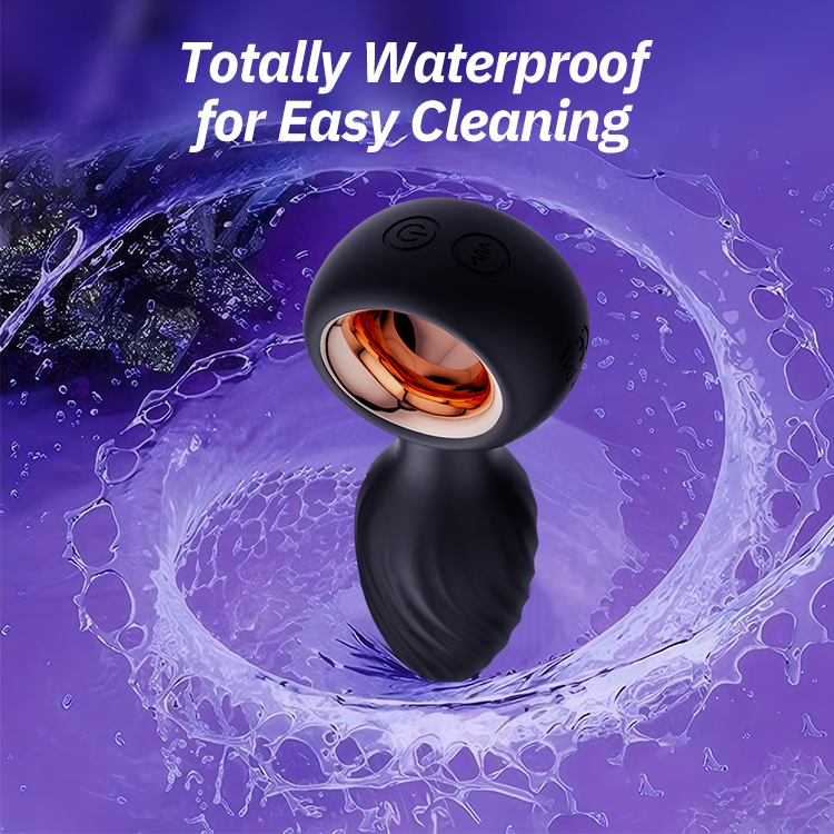 Rotating Anal Wellness Plug - Vibrating Technology with Ergonomic Handle