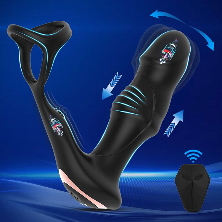Elite Vibrating Anal Wellness Tool - Integrated Performance Ring