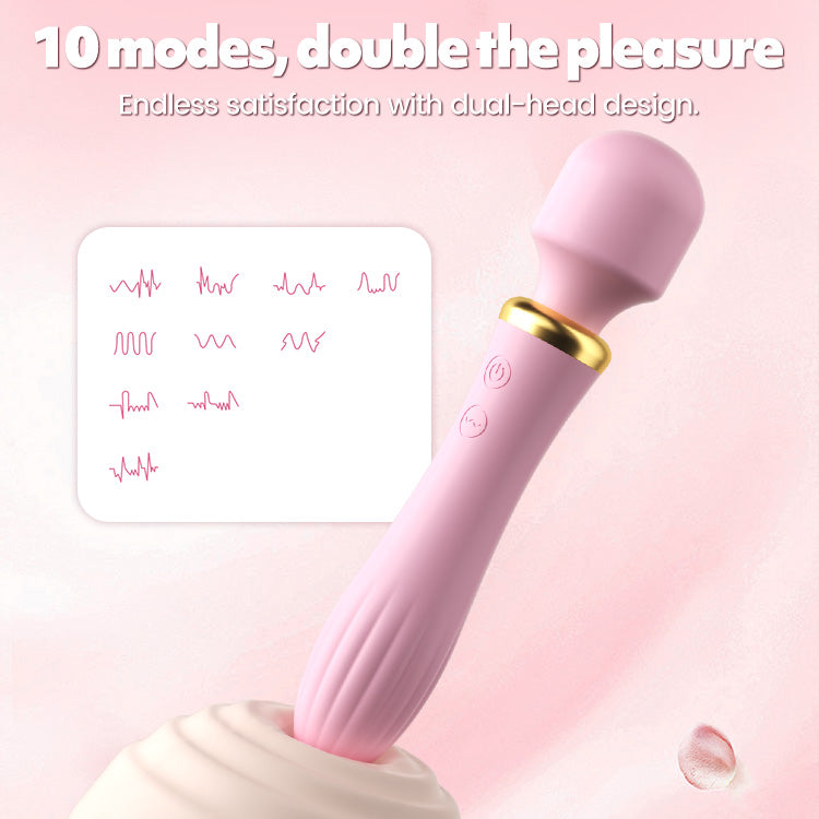 Luxurious Wand Massager - Integrated Warming & Vibrating Wellness