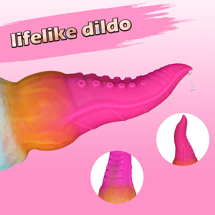Unique Octopus-Style Realistic Massager - Lifelike Textured Intimacy