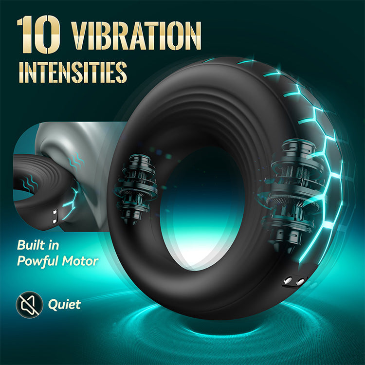 Glow-in-the-Dark Performance Ring - 10-Mode Stamina Booster
