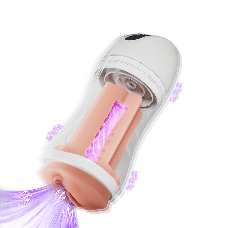 Hands-Free Male Performance Stroker - 10-Mode Suction & Vibration