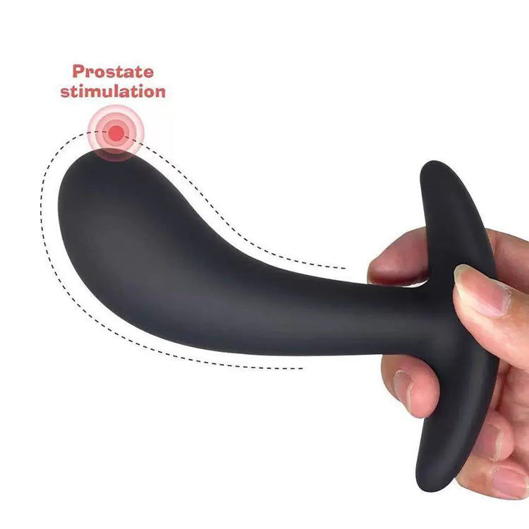 Premium 3-Piece Curved Silicone Plug Set - Flared Base Wellness Kit