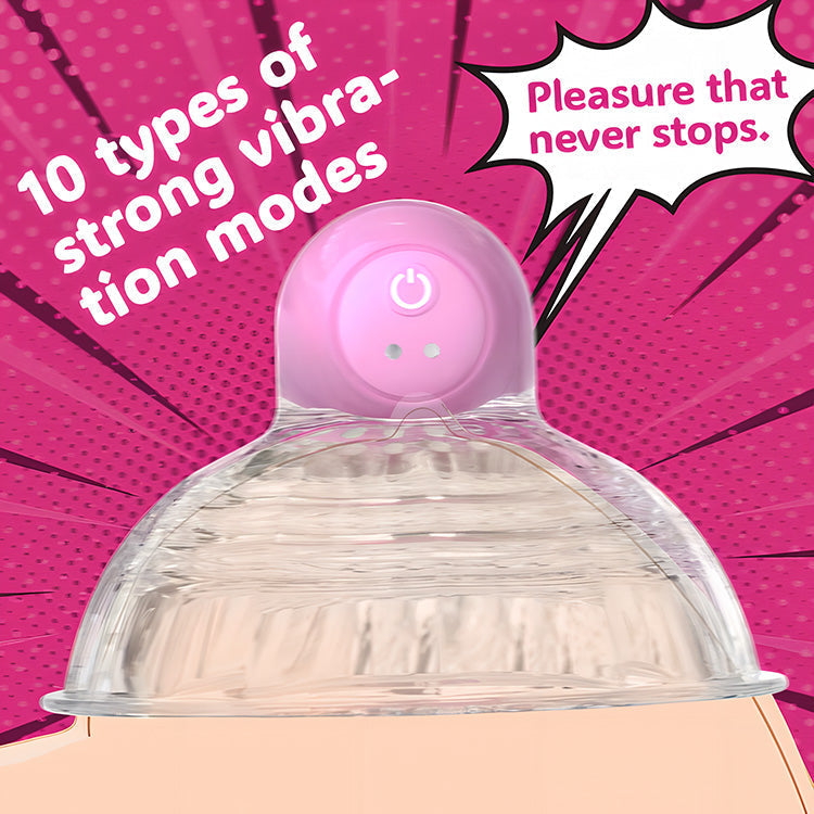 Elite 10-Mode Vacuum Nipple Massager - Wireless Remote Performance