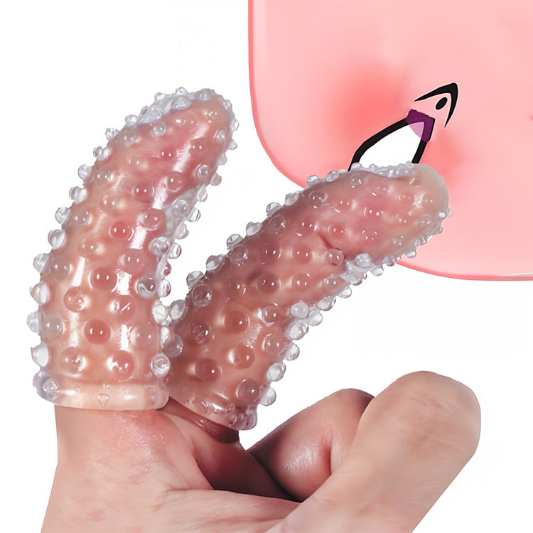 High-Elasticity TEP Finger Massager - Precise G-Spot & Clit Stimulation