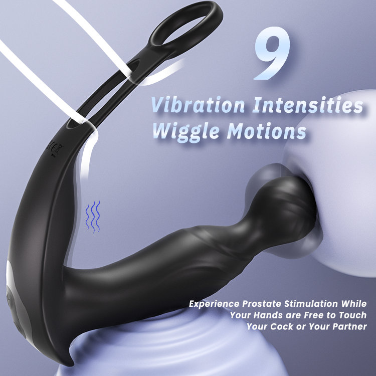 Elite Vibrating Prostate Massager - Integrated Performance Ring Design