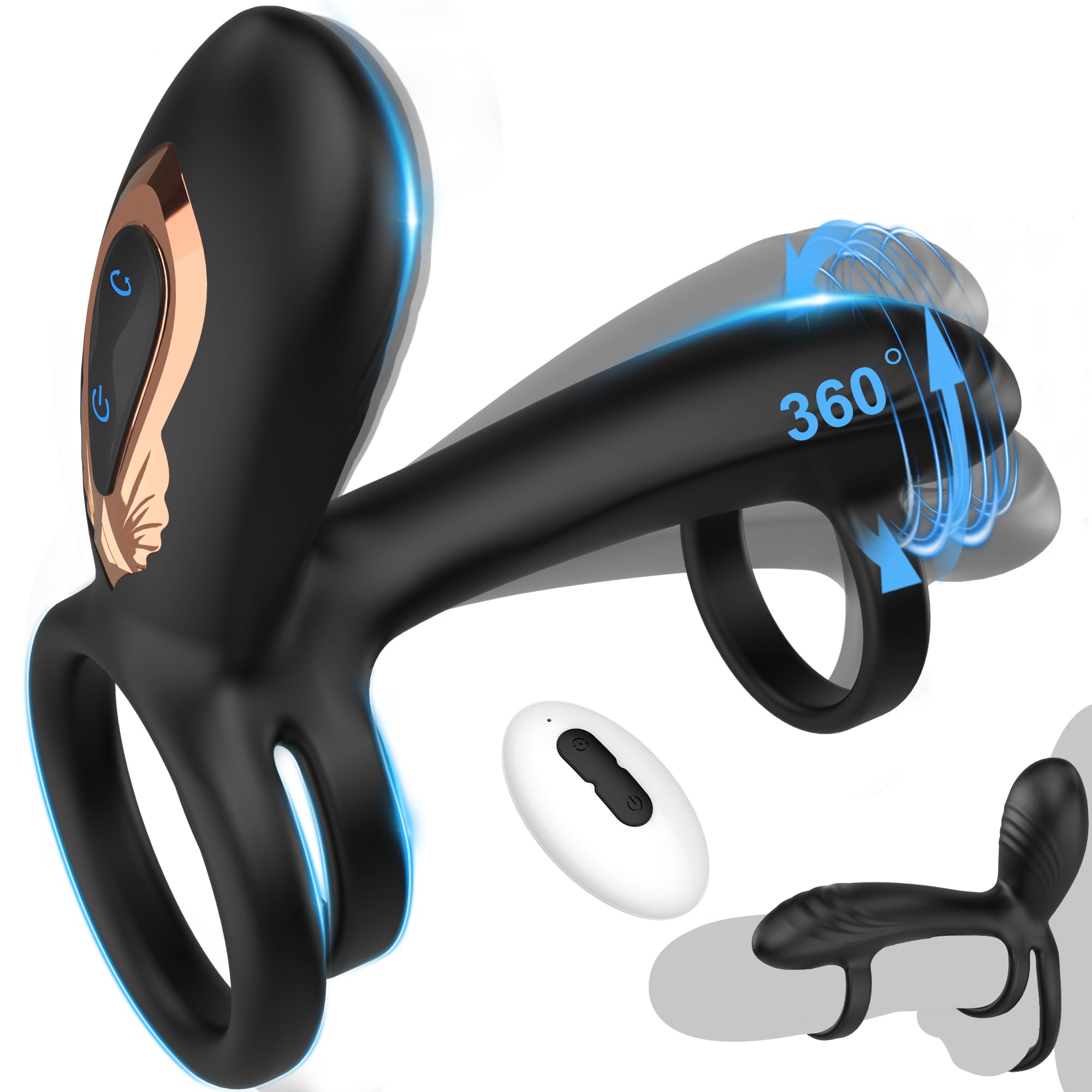 Elite 360° Twist Intimacy Ring - 10-Mode Targeted Stimulation