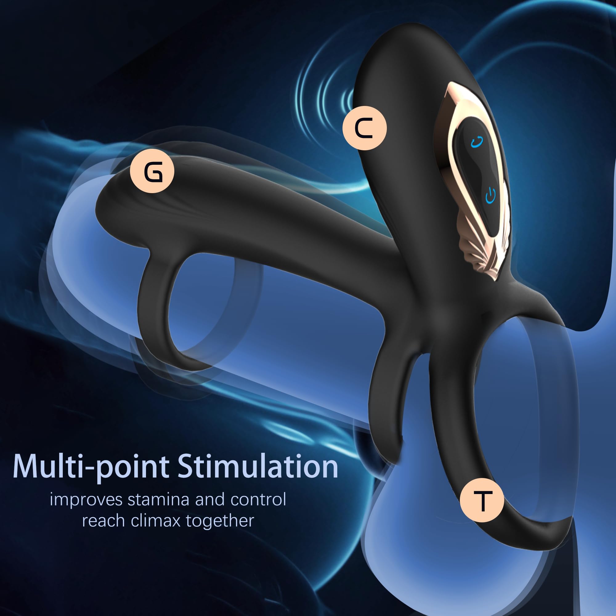 Elite 360° Twist Intimacy Ring - 10-Mode Targeted Stimulation