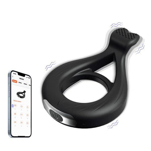 Smart App-Controlled Performance Ring - Wearable Intimacy Tech