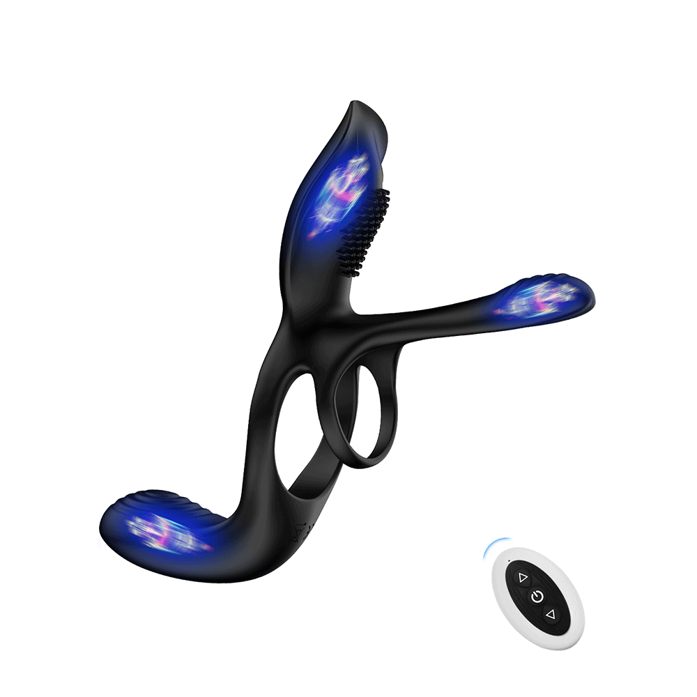 Triple-Motor Performance Ring - Advanced Vibrating Technology for Couples