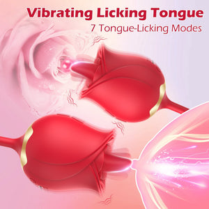 rose licking